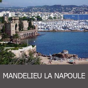 Appartements et villas à vendre à Mandelieu la Napoule