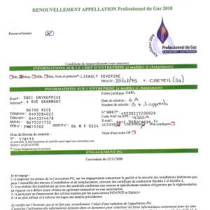 Agréments Qualigaz