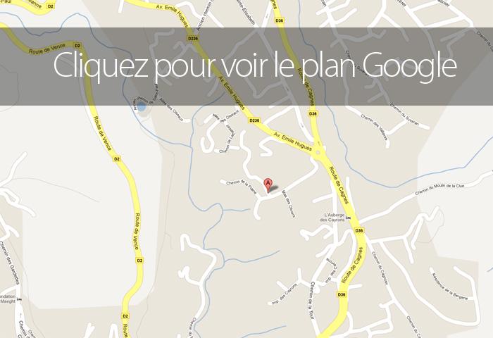 Me trouver à Vence